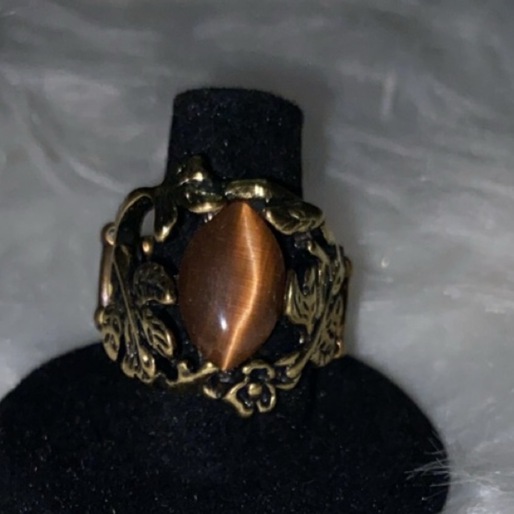 Fabulous Brass Elastic Ring! Ready to Ship!